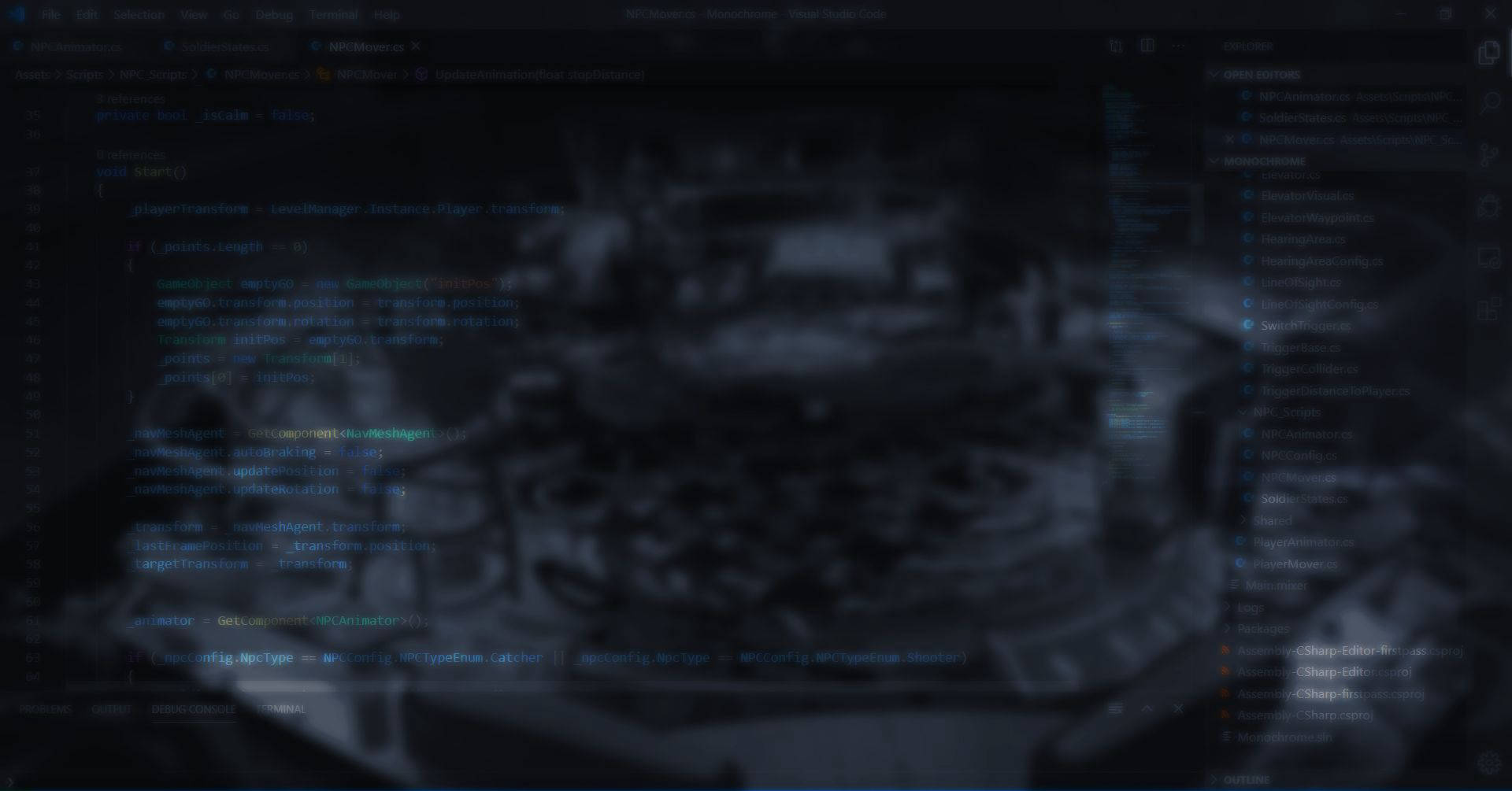 Technical art development environment